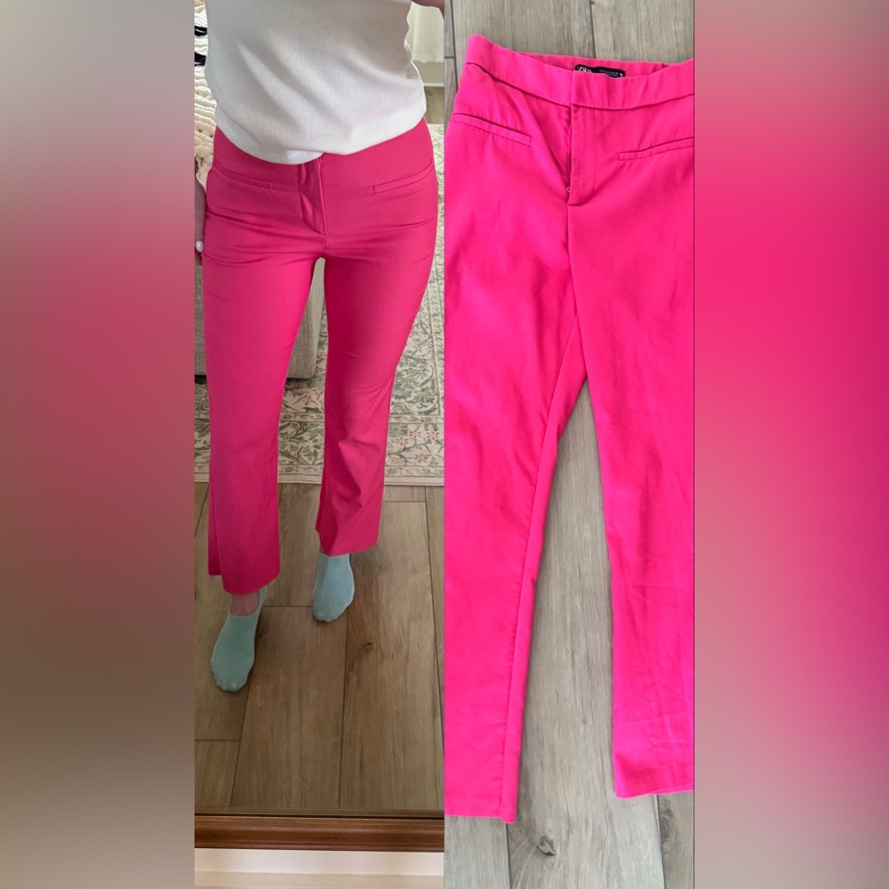 Mini Crop Flare Zara Bright Pants